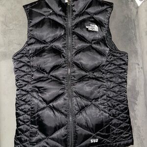 The North Face Black Quilted Vest